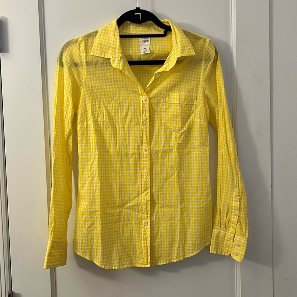 J.Crew Gingham Shirt in Size XS